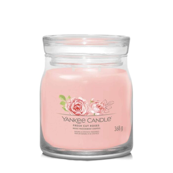 Yankee Candle Fresh Cut Roses Signature Medium Jar